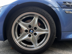 2000 BMW M Roadster in Estoril Blue Metallic over Estoril Blue & Black Nappa