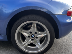 2000 BMW M Roadster in Estoril Blue Metallic over Estoril Blue & Black Nappa