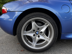 2000 BMW M Roadster in Estoril Blue Metallic over Estoril Blue & Black Nappa