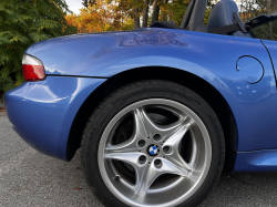 2000 BMW M Roadster in Estoril Blue Metallic over Estoril Blue & Black Nappa