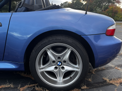 2000 BMW M Roadster in Estoril Blue Metallic over Estoril Blue & Black Nappa