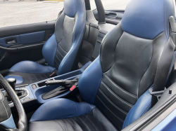 2000 BMW M Roadster in Estoril Blue Metallic over Estoril Blue & Black Nappa