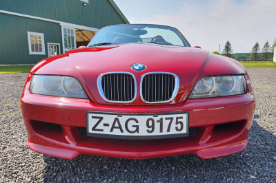2000 BMW M Roadster in Imola Red 2 over Imola Red & Black Nappa