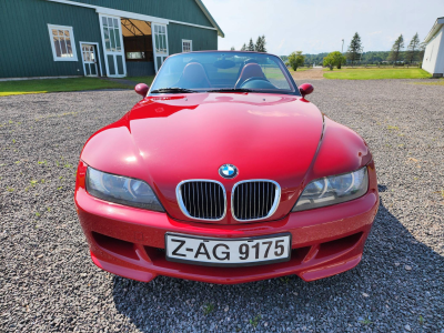 2000 BMW M Roadster in Imola Red 2 over Imola Red & Black Nappa