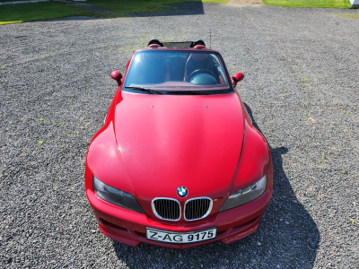 2000 BMW M Roadster in Imola Red 2 over Imola Red & Black Nappa