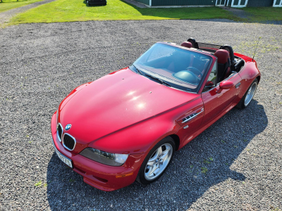 2000 BMW M Roadster in Imola Red 2 over Imola Red & Black Nappa