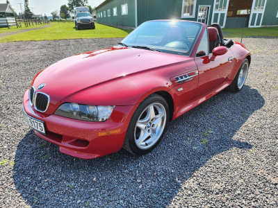 2000 BMW M Roadster in Imola Red 2 over Imola Red & Black Nappa