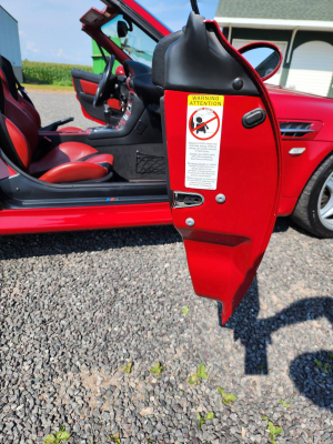 2000 BMW M Roadster in Imola Red 2 over Imola Red & Black Nappa