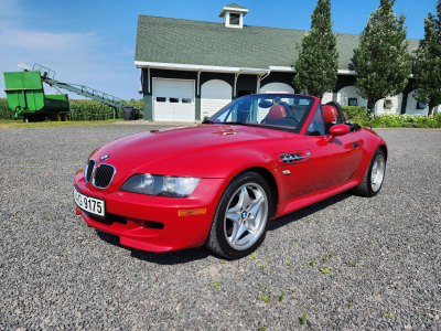 2000 BMW M Roadster in Imola Red 2 over Imola Red & Black Nappa