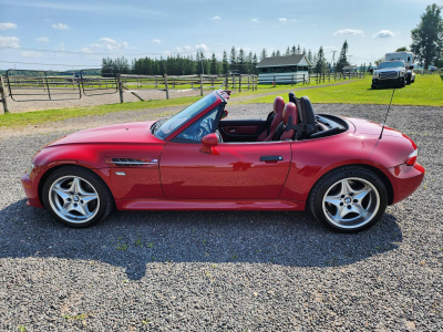 2000 BMW M Roadster in Imola Red 2 over Imola Red & Black Nappa