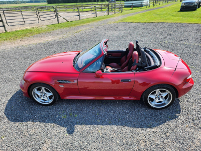2000 BMW M Roadster in Imola Red 2 over Imola Red & Black Nappa