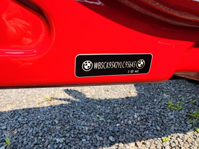 2000 BMW M Roadster in Imola Red 2 over Imola Red & Black Nappa