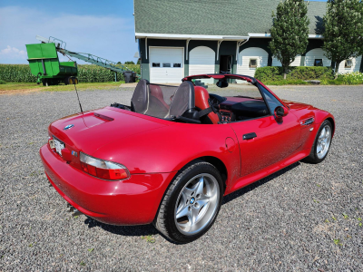 2000 BMW M Roadster in Imola Red 2 over Imola Red & Black Nappa