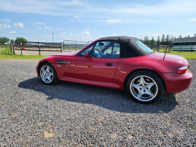2000 BMW M Roadster in Imola Red 2 over Imola Red & Black Nappa