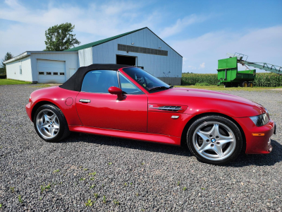 2000 BMW M Roadster in Imola Red 2 over Imola Red & Black Nappa