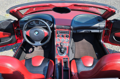 2000 BMW M Roadster in Imola Red 2 over Imola Red & Black Nappa