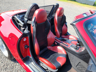 2000 BMW M Roadster in Imola Red 2 over Imola Red & Black Nappa