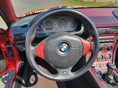 2000 BMW M Roadster in Imola Red 2 over Imola Red & Black Nappa
