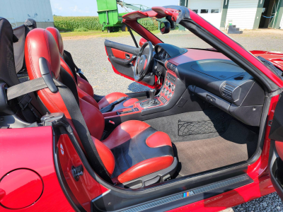 2000 BMW M Roadster in Imola Red 2 over Imola Red & Black Nappa