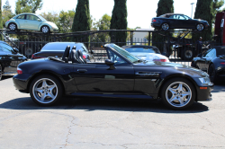 2000 BMW M Roadster in Cosmos Black Metallic over Black Nappa