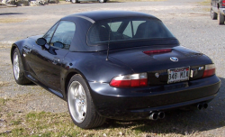 2000 BMW M Roadster in Cosmos Black Metallic over Black Nappa