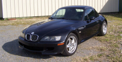2000 BMW M Roadster in Cosmos Black Metallic over Black Nappa