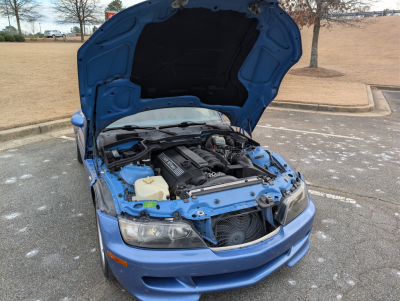 2000 BMW M Roadster in Estoril Blue Metallic over Estoril Blue & Black Nappa