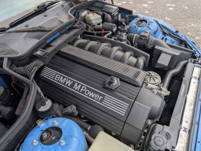 2000 BMW M Roadster in Estoril Blue Metallic over Estoril Blue & Black Nappa