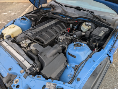 2000 BMW M Roadster in Estoril Blue Metallic over Estoril Blue & Black Nappa