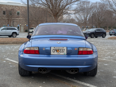 2000 BMW M Roadster in Estoril Blue Metallic over Estoril Blue & Black Nappa