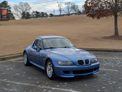 2000 BMW M Roadster in Estoril Blue Metallic over Estoril Blue & Black Nappa
