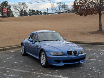 2000 BMW M Roadster in Estoril Blue Metallic over Estoril Blue & Black Nappa