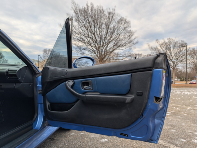 2000 BMW M Roadster in Estoril Blue Metallic over Estoril Blue & Black Nappa