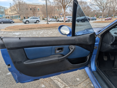 2000 BMW M Roadster in Estoril Blue Metallic over Estoril Blue & Black Nappa