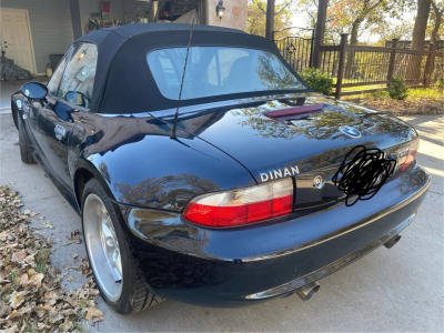 2000 BMW M Roadster in Cosmos Black Metallic over Dark Gray & Black Nappa