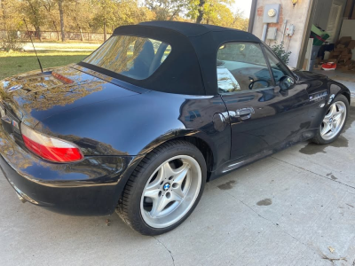 2000 BMW M Roadster in Cosmos Black Metallic over Dark Gray & Black Nappa