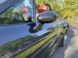 2000 BMW M Roadster in Cosmos Black Metallic over Imola Red & Black Nappa