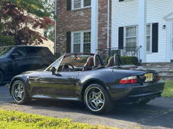 2000 BMW M Roadster in Cosmos Black Metallic over Imola Red & Black Nappa