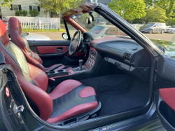 2000 BMW M Roadster in Cosmos Black Metallic over Imola Red & Black Nappa