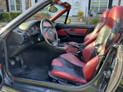 2000 BMW M Roadster in Cosmos Black Metallic over Imola Red & Black Nappa