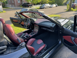 2000 BMW M Roadster in Cosmos Black Metallic over Imola Red & Black Nappa