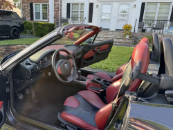 2000 BMW M Roadster in Cosmos Black Metallic over Imola Red & Black Nappa