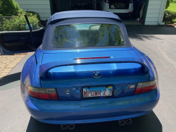 2000 BMW M Roadster in Estoril Blue Metallic over Estoril Blue & Black Nappa