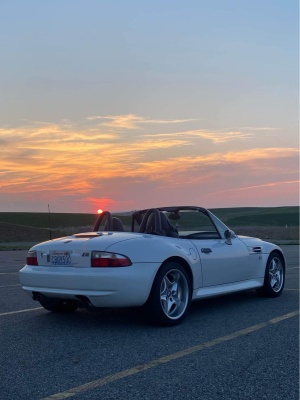 2000 BMW M Roadster in Alpine White 3 over Dark Gray & Black Nappa