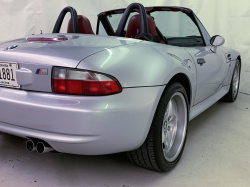 2000 BMW M Roadster in Titanium Silver Metallic over Imola Red & Black Nappa