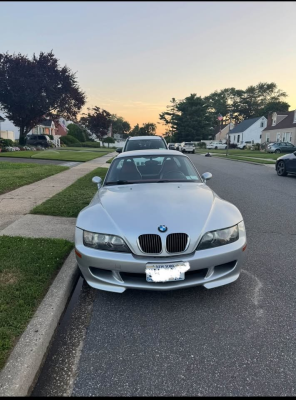 2000 BMW M Roadster in Titanium Silver Metallic over Imola Red & Black Nappa