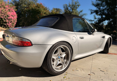2000 BMW M Roadster in Titanium Silver Metallic over Black Nappa