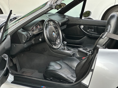 2000 BMW M Roadster in Titanium Silver Metallic over Black Nappa