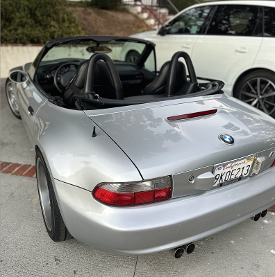 2000 BMW M Roadster in Titanium Silver Metallic over Black Nappa