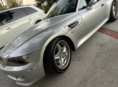 2000 BMW M Roadster in Titanium Silver Metallic over Black Nappa